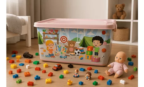 60 LT TEKERLEKLİ OYUNCAK KUTUSU